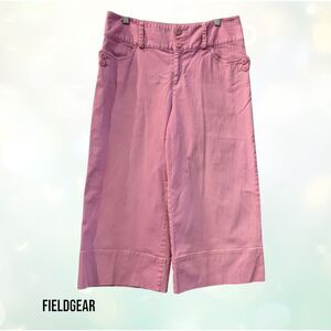 Fieldgear 4-pocket wide leg crop pants   Sz 6